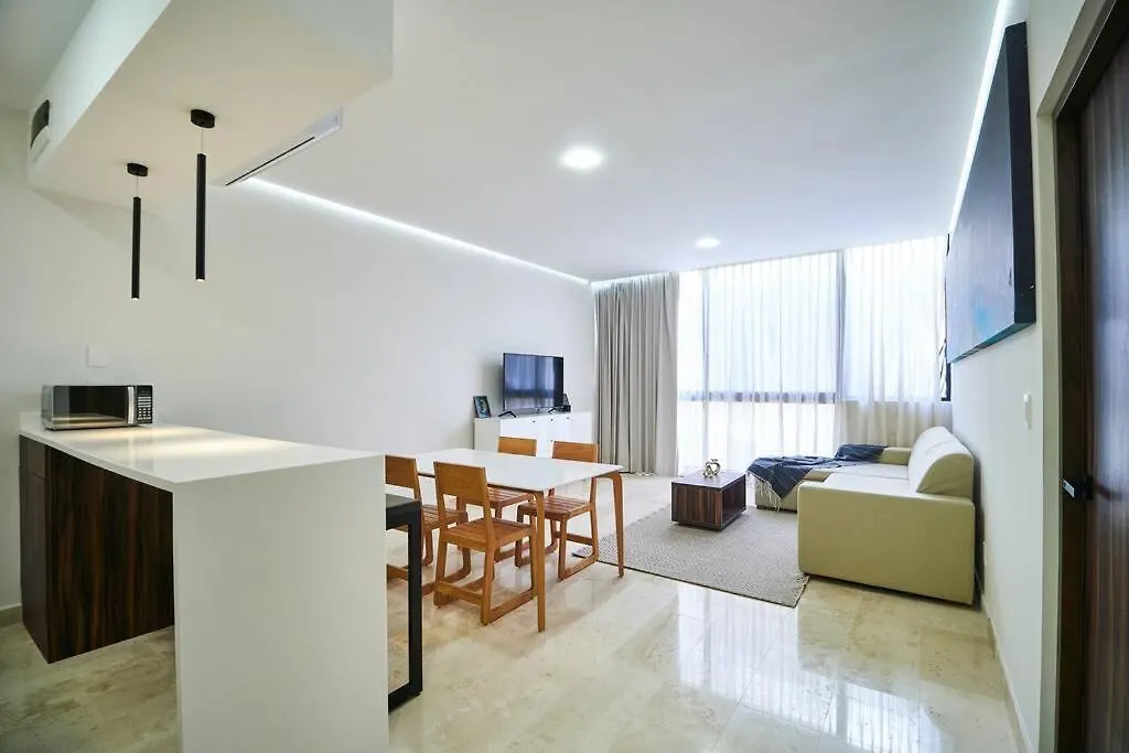 Moonlight Top Bright&Spacious 2Br Apt W/ Gym & Private Pool Tulum Mexico